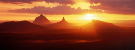 Sunset ~ Glasshouse Mountains ~ QLD